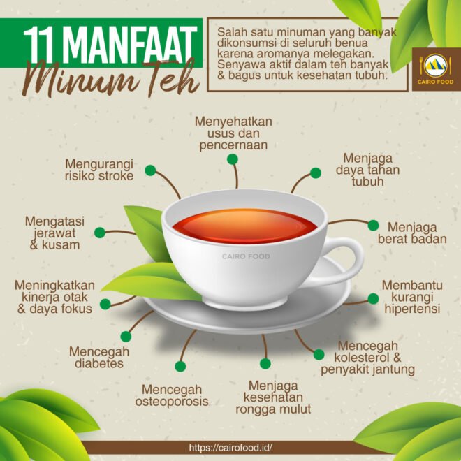 11 Manfaat Rutin Minum Teh Bagi Kesehatan