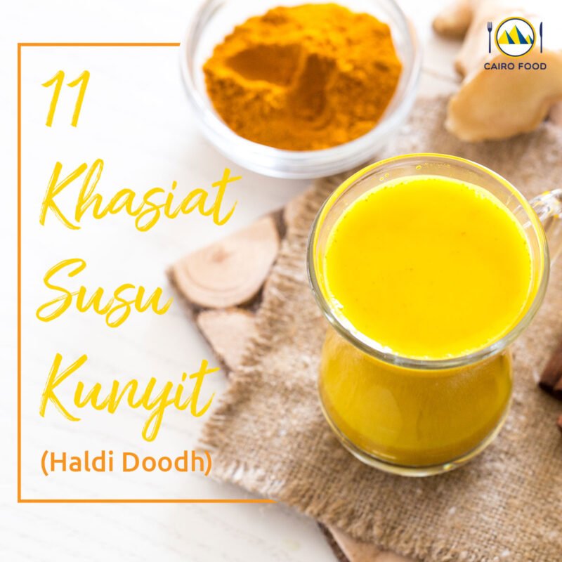 Khasiat Susu Kunyit Haldi Doodh Cairo Food