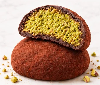 Dubai chewy cookie berisi kunafa