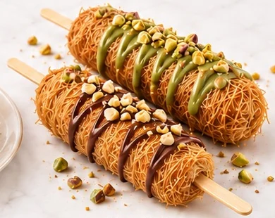 Kunafa roll