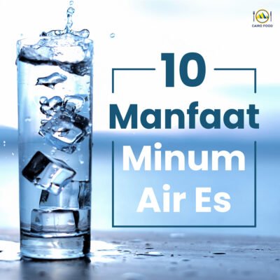 10 manfaat minum air es