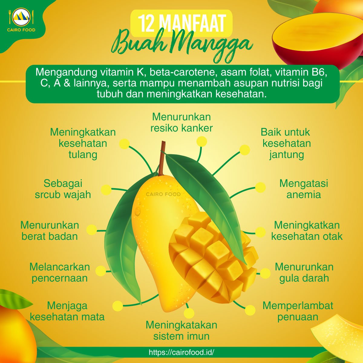 12 manfaat buah mangga yang harus kamu ketahui