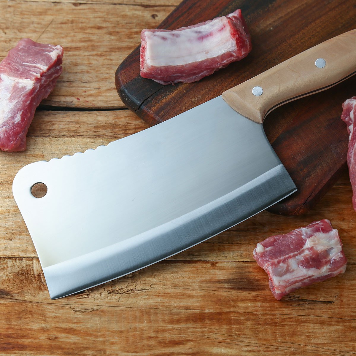 13 jenis pisau dapur beserta fungsinya cleaver knife