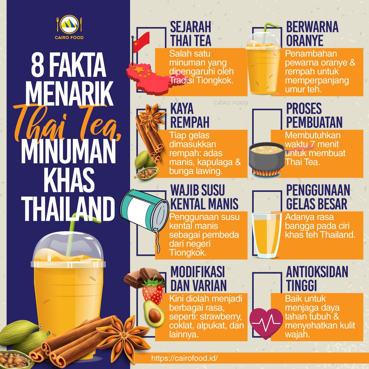 8 fakta menarik thai tea minuman khas thailand