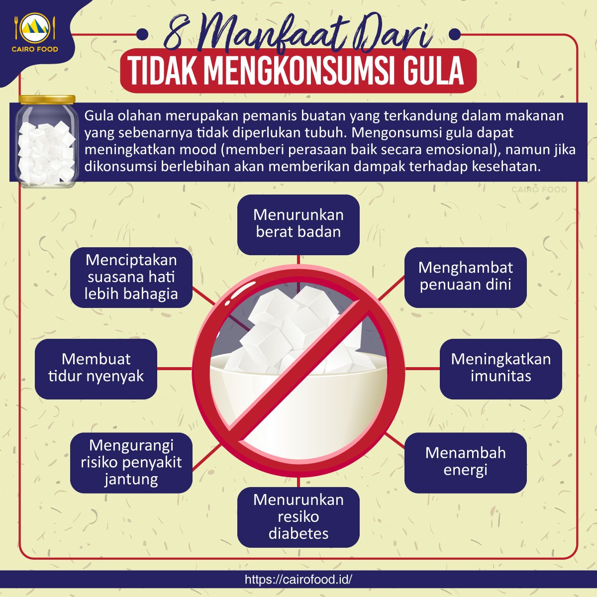 8 manfaat dari tidak mengkonsumsi gula