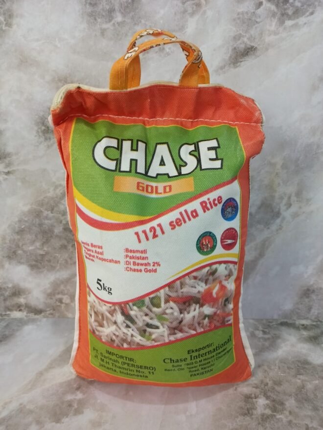 Beras Basmati CHASE GOLD 1121 Sella Rice 5kg