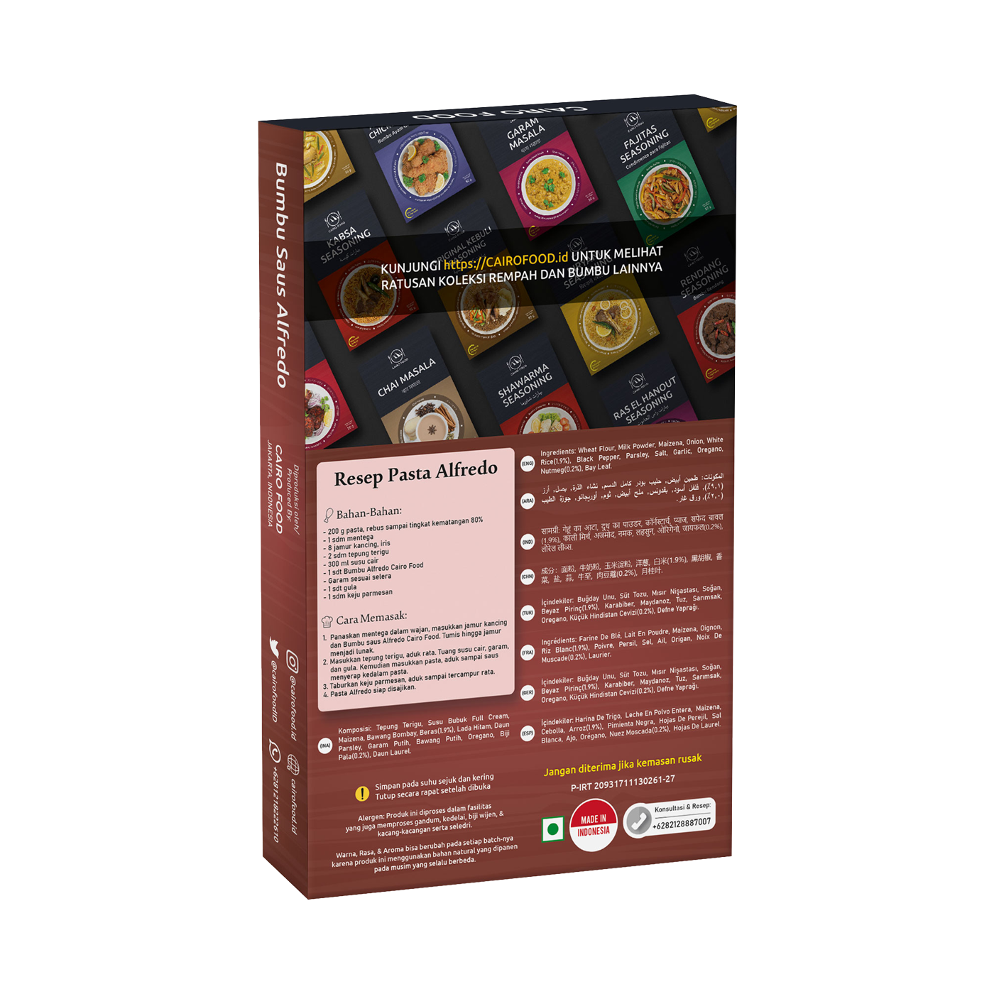 alfredo sauce mix back