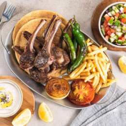 Arabic Style Grilled Lamb Chop Cairo Food