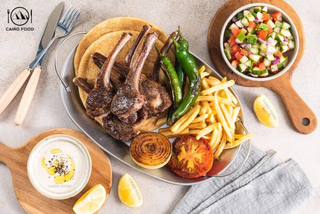 Arabic Style Grilled Lamb Chop Cairo Food