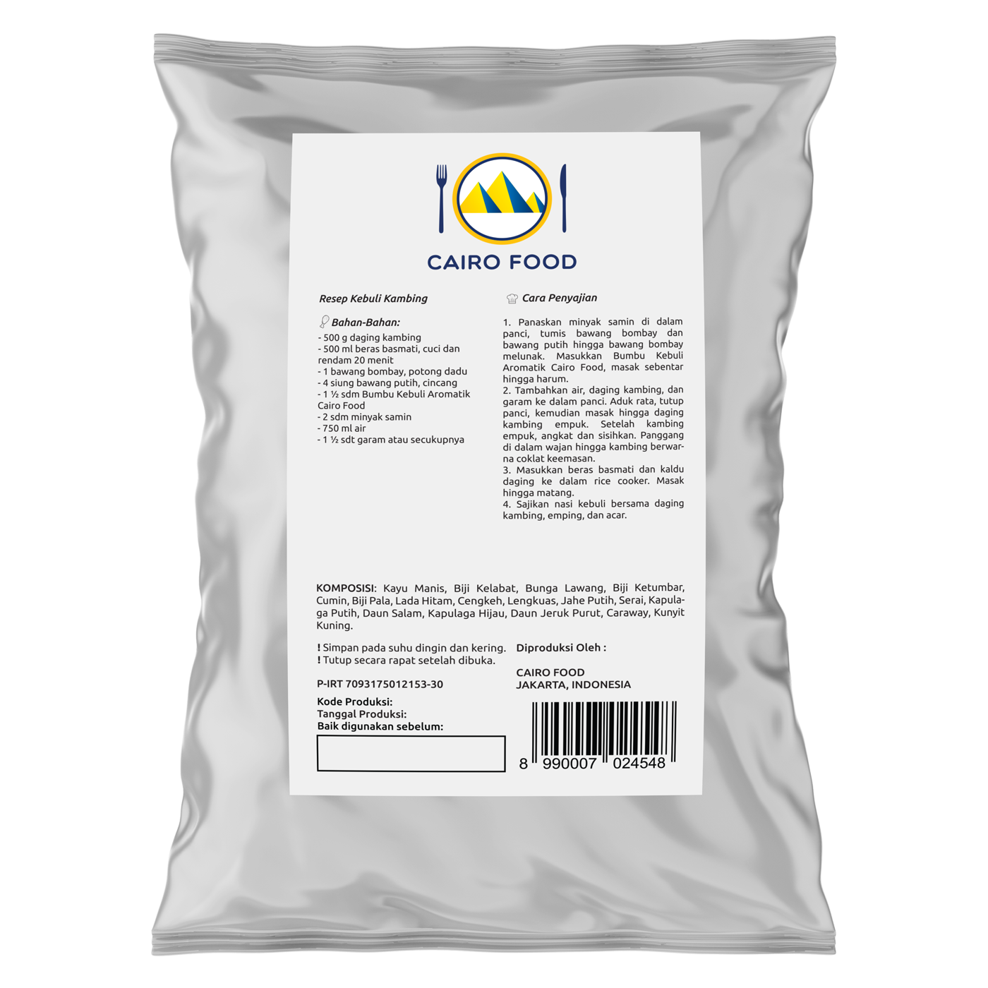 aromatic bafat masala 1kg belakang