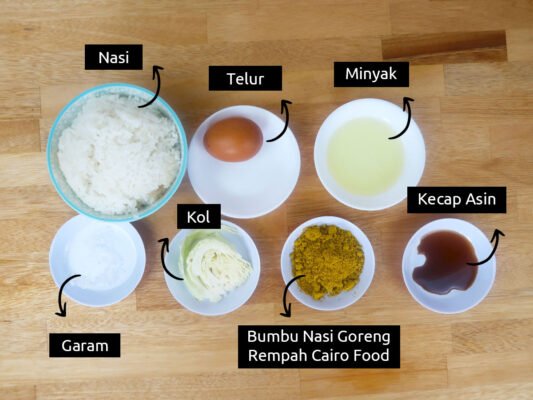 bahan nasi goreng rempah