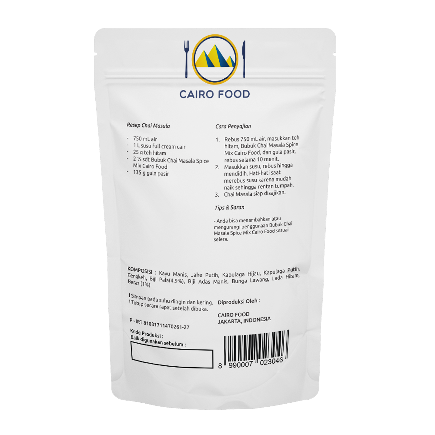 Chai Masala Spice Mix Cairo Food