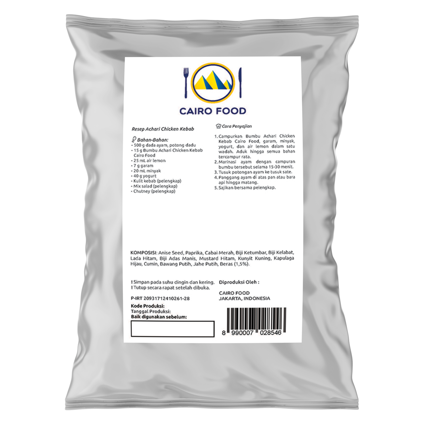 Achari Chicken Kebab Seasoning (Bumbu Kebab Ayam Achari)