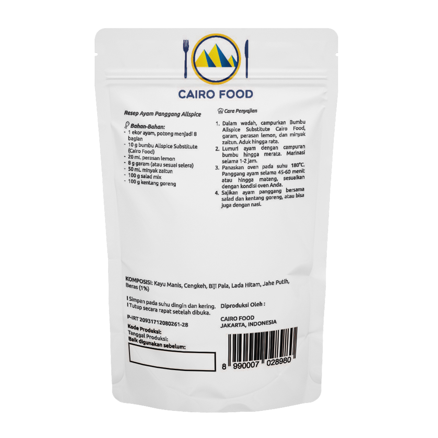 Allspice Substitute (Campuran Pengganti Allspice)