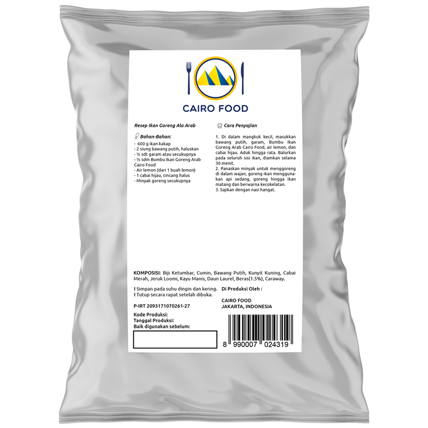 Arabic Fried Fish Seasoning (Bumbu Ikan Goreng Arab)