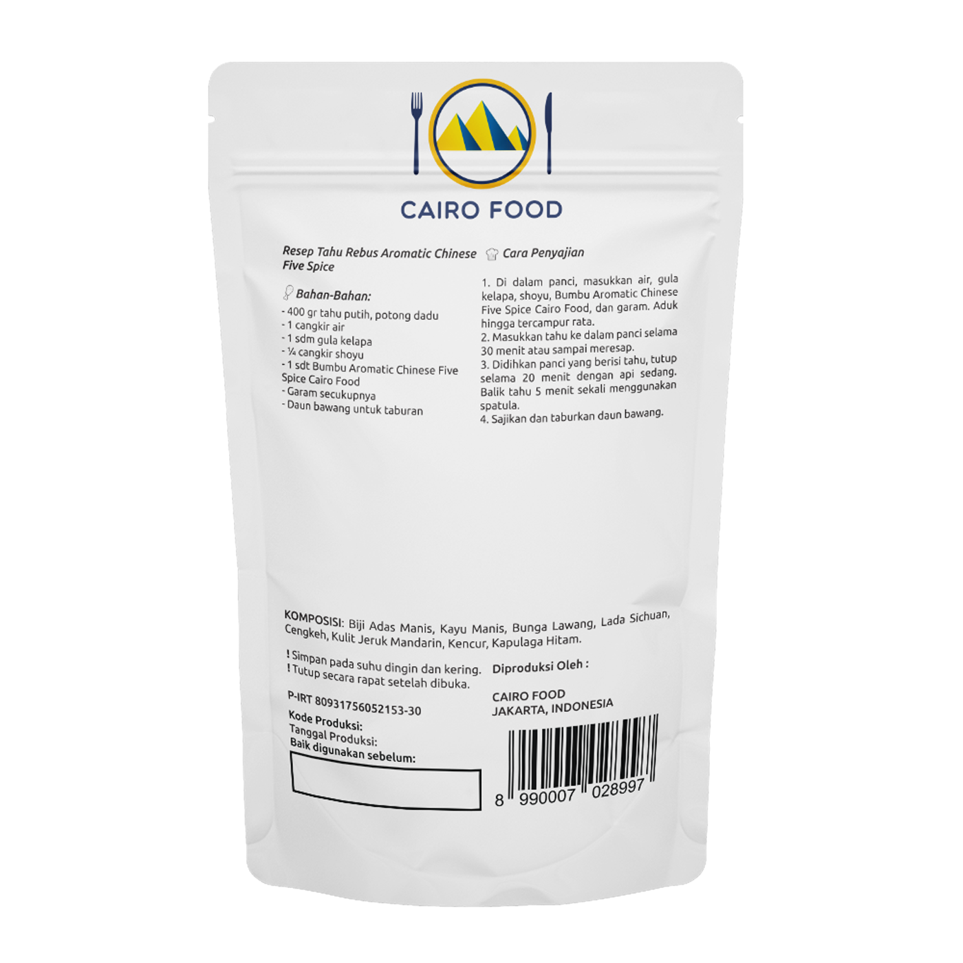 Aromatic Chinese Five Spice (Bumbu Lima Rempah Cina Aromatik)