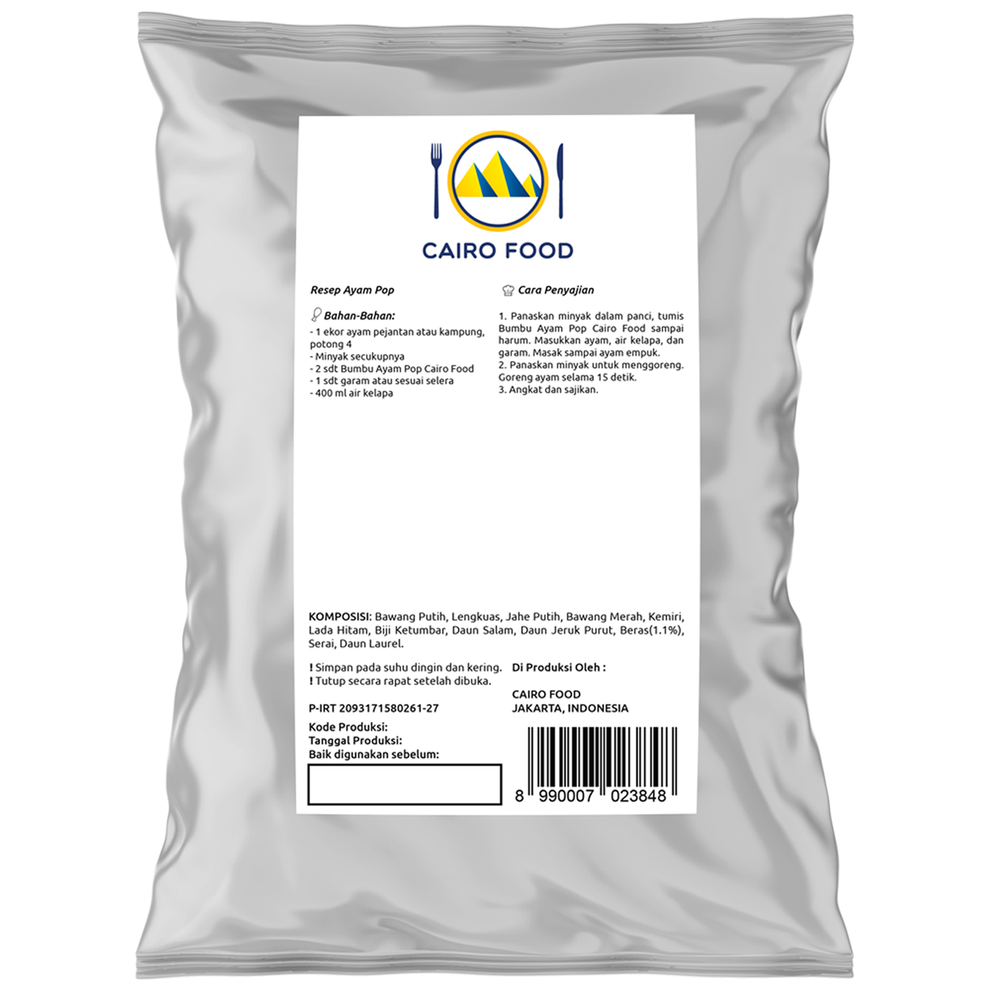 Indonesian Pop Chicken Seasoning (Bumbu Ayam Pop) Indonesian Pop Chicken Seasoning (Bumbu Ayam Pop)