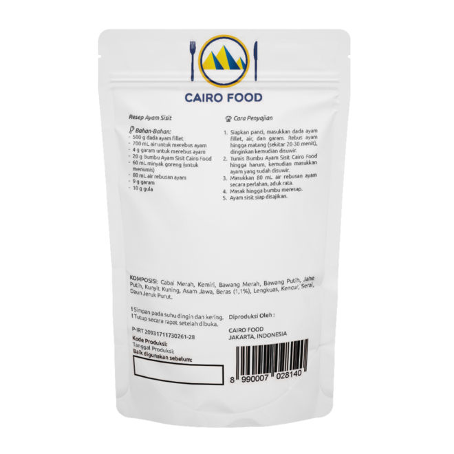 Ayam Sisit Seasoning (Bumbu Ayam Sisit)