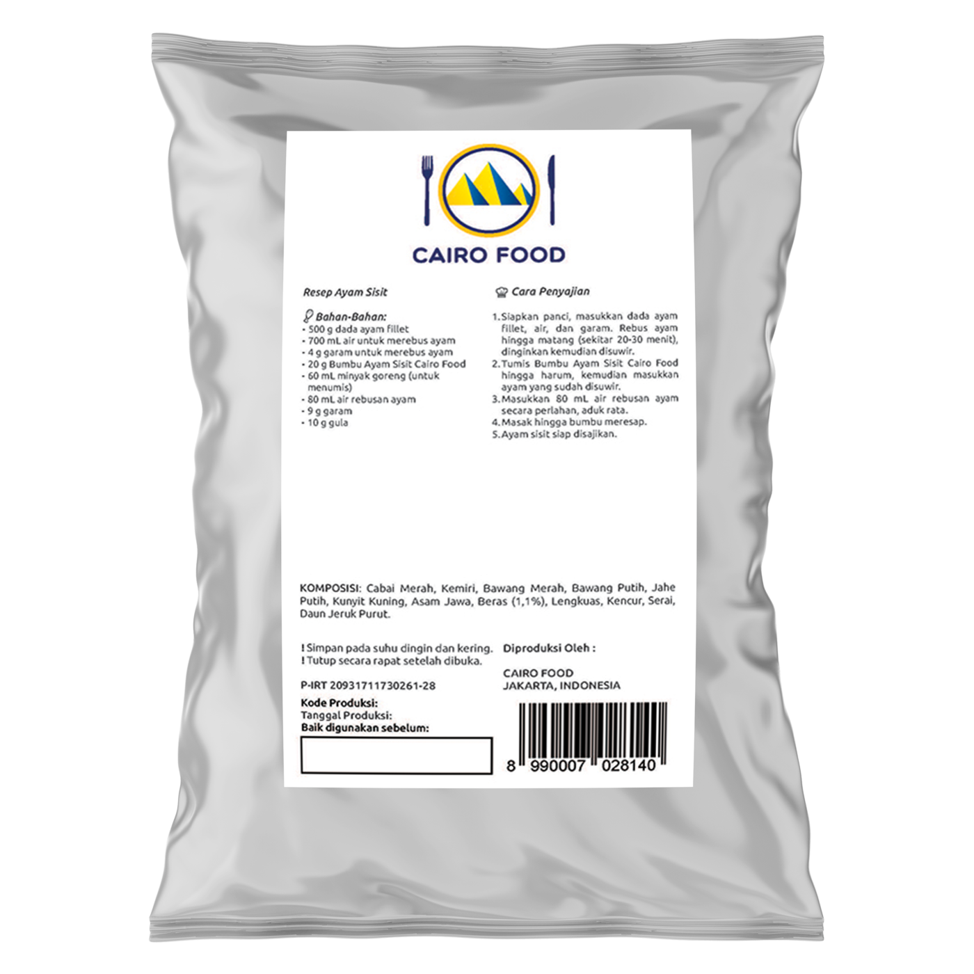 Ayam Sisit Seasoning (Bumbu Ayam Sisit)