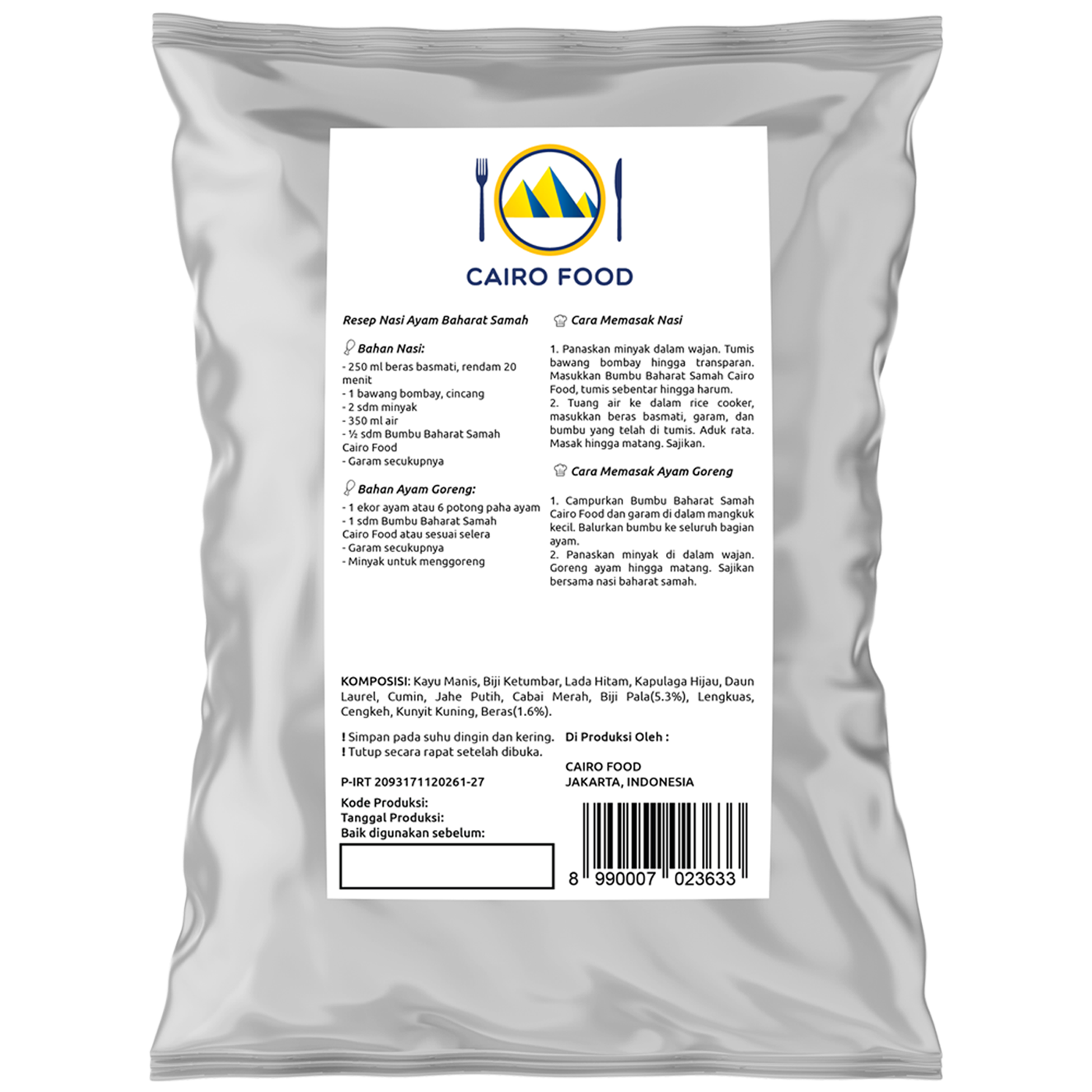 Baharat Samah (Bumbu Baharat Samah)