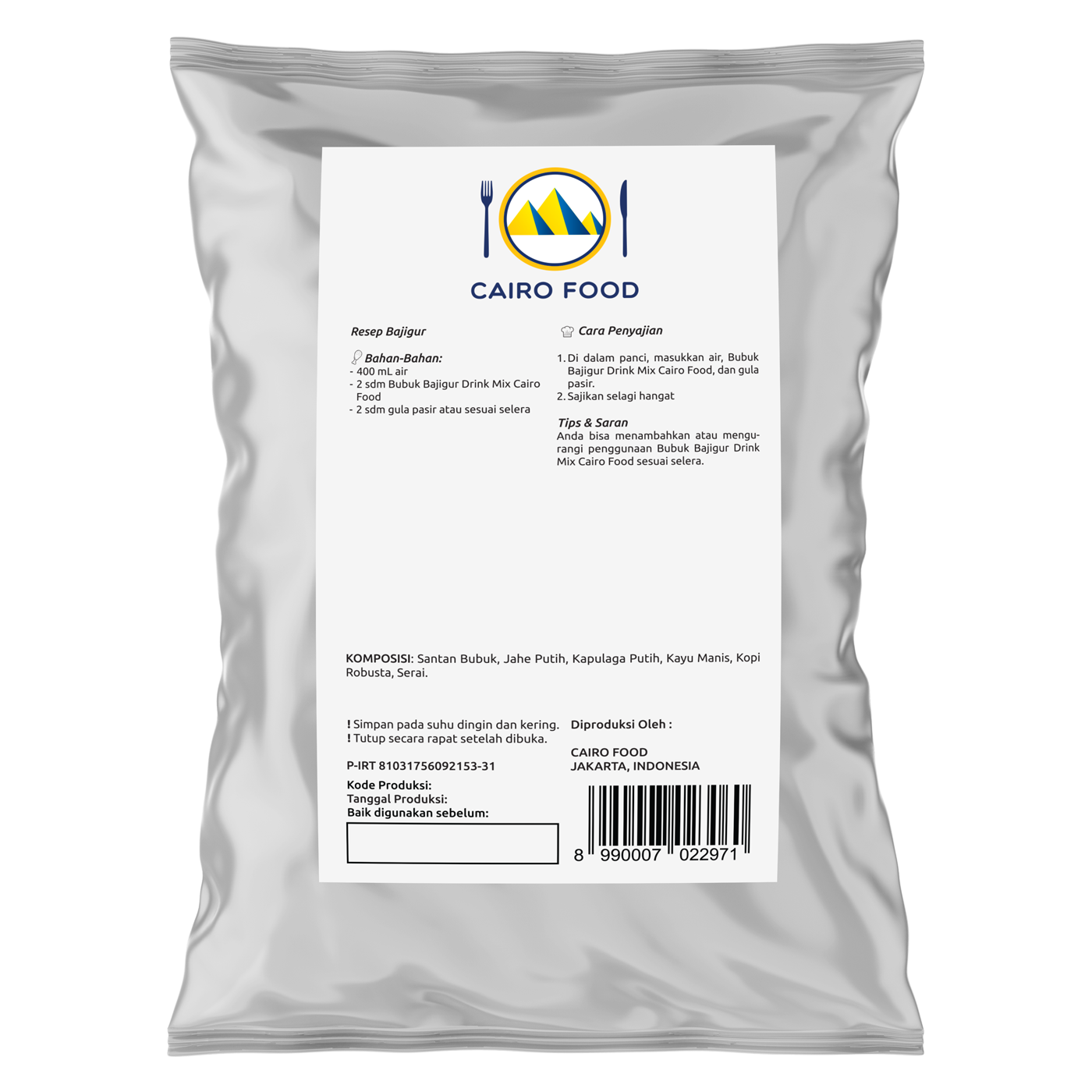 Bajigur Drink Mix Cairo Food