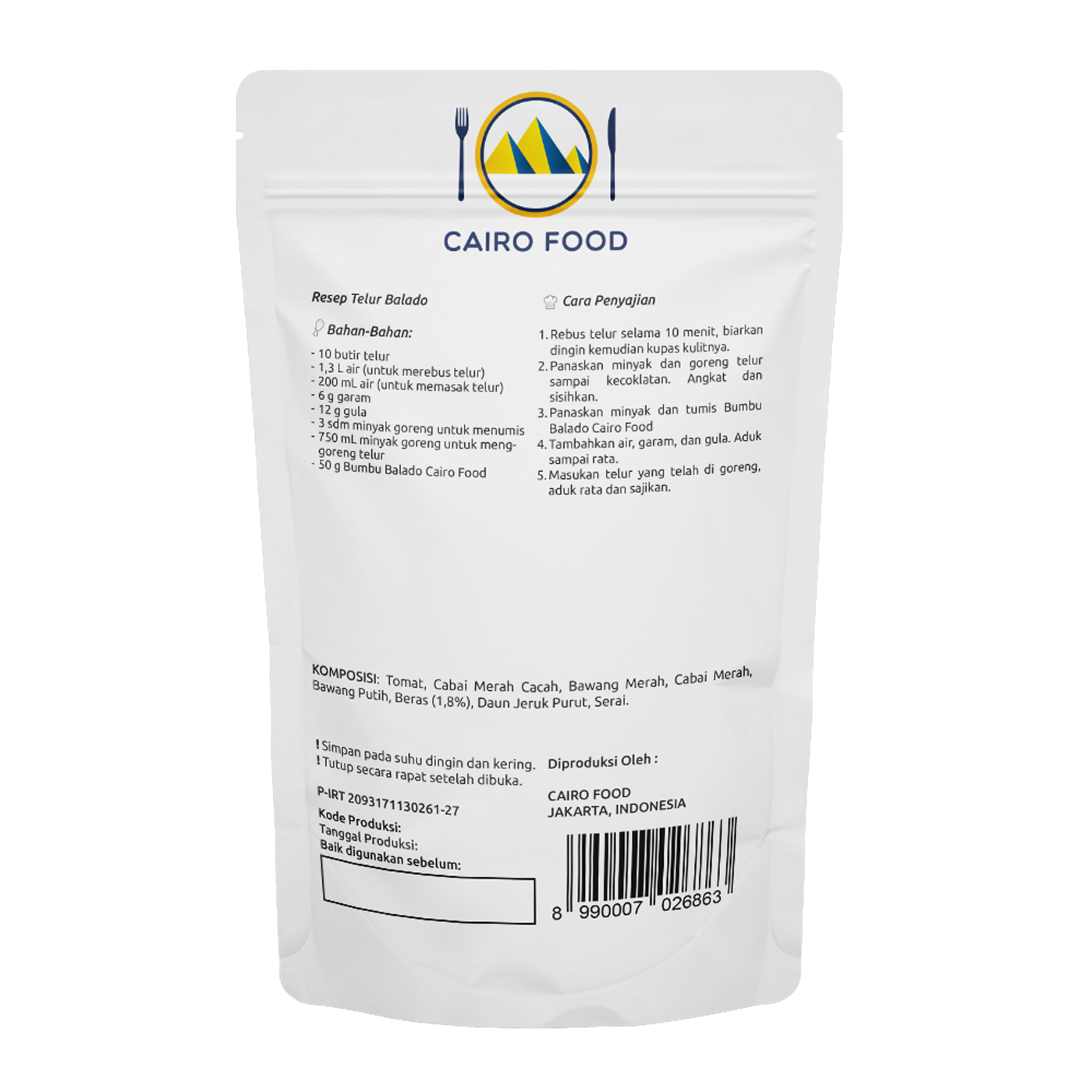 Bumbu Balado Cairo Food