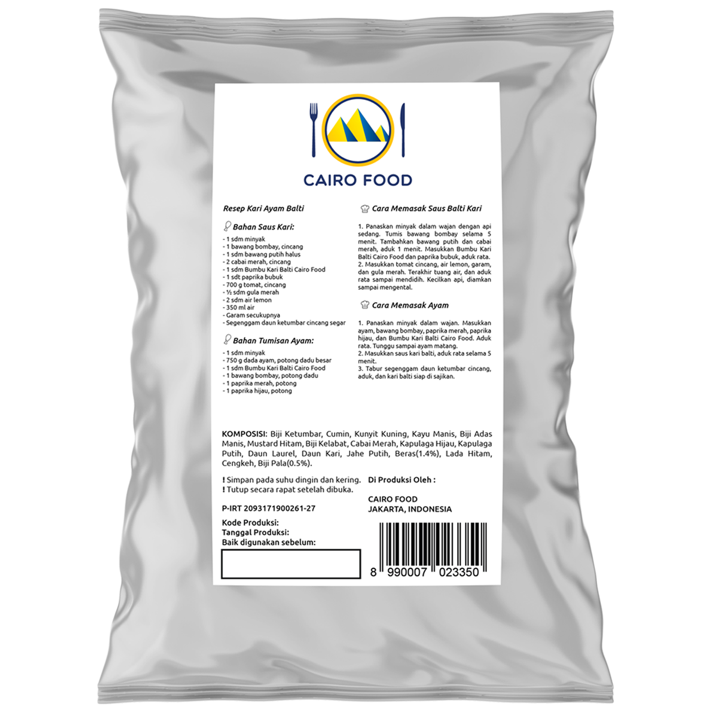 Balti Curry Powder (Bumbu Kari Balti)