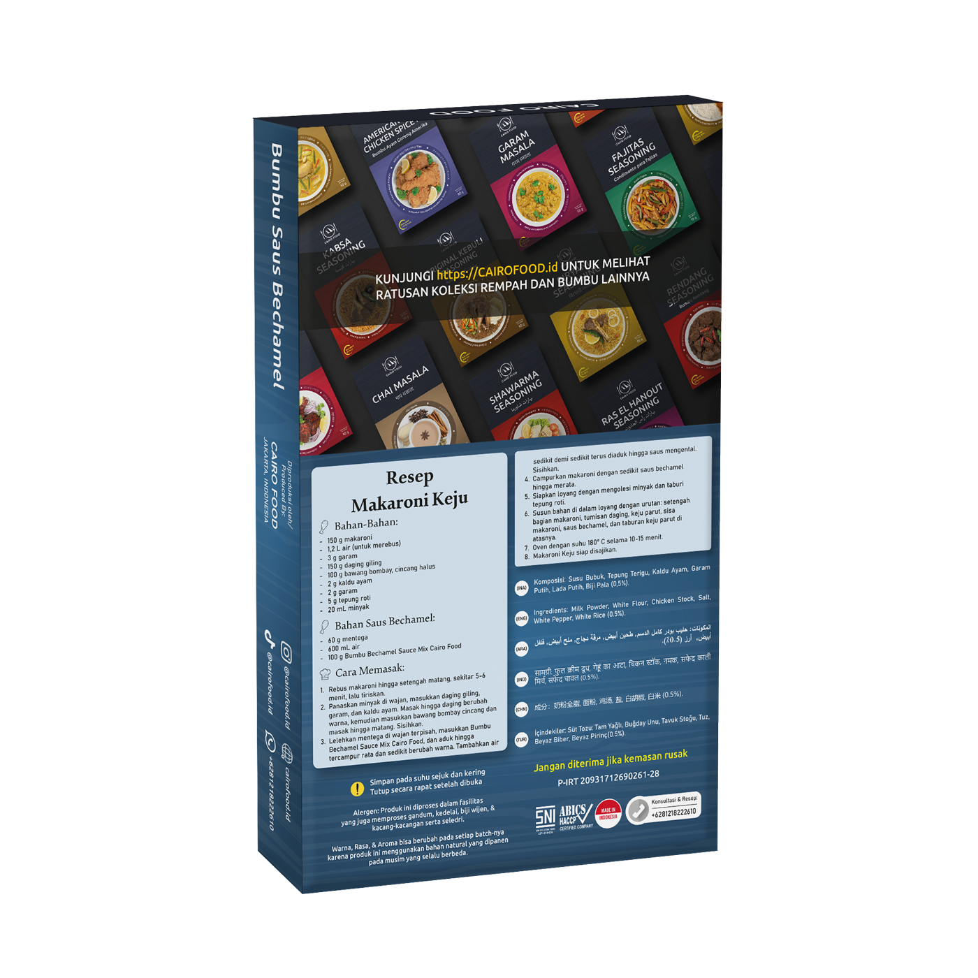 Bechamel Sauce Mix (Bumbu Saus Bechamel)