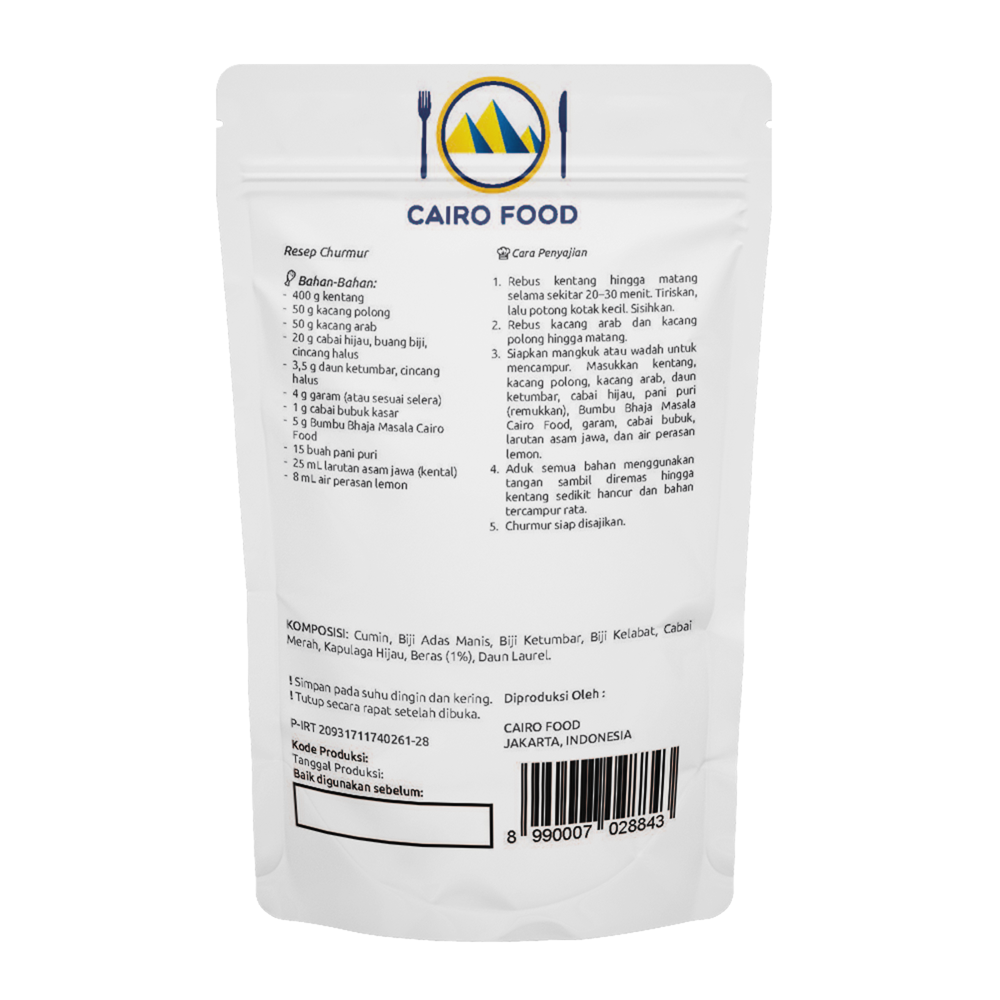 Bhaja Masala (Bumbu Bhaja Masala)