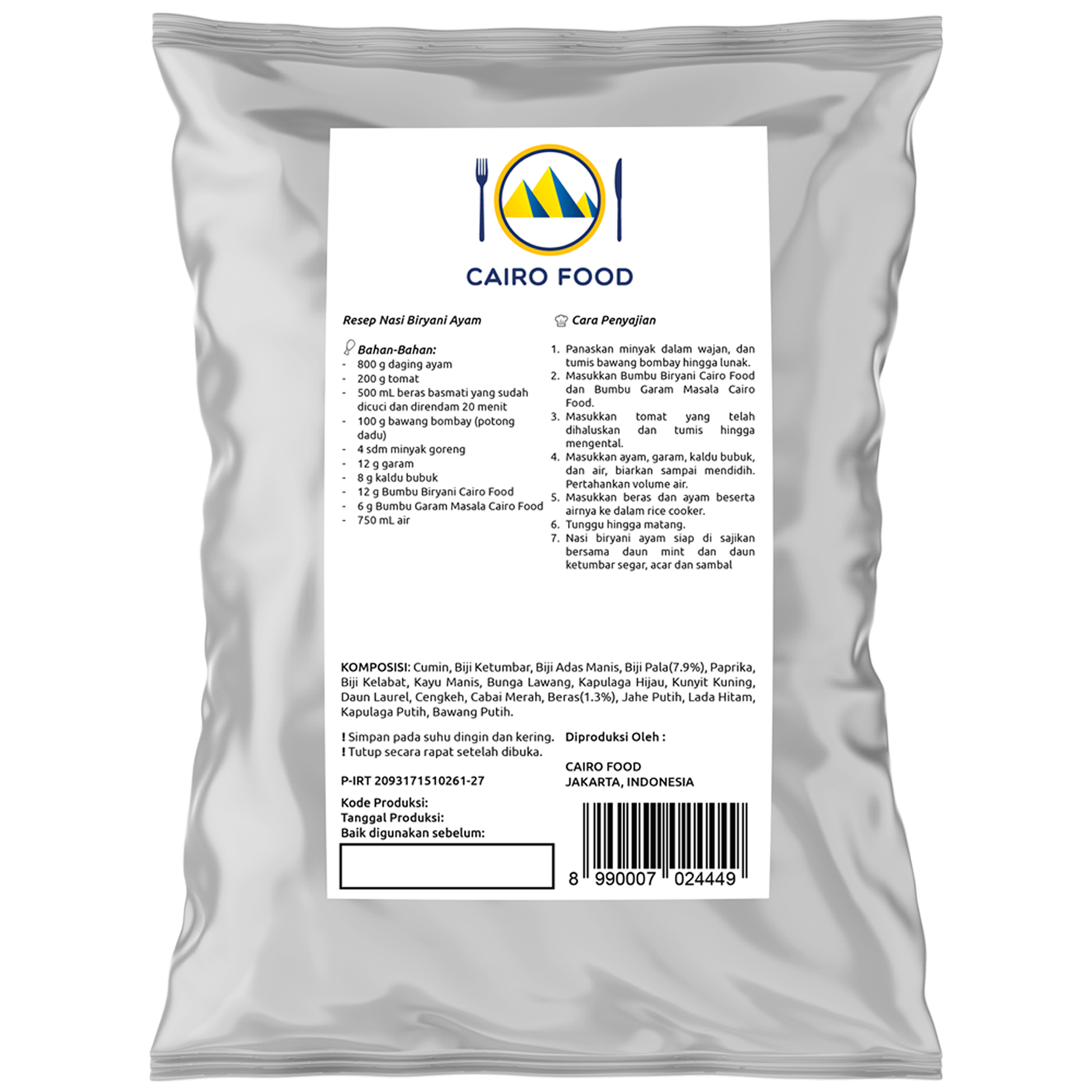 Biryani Seasoning (Bumbu Biryani)