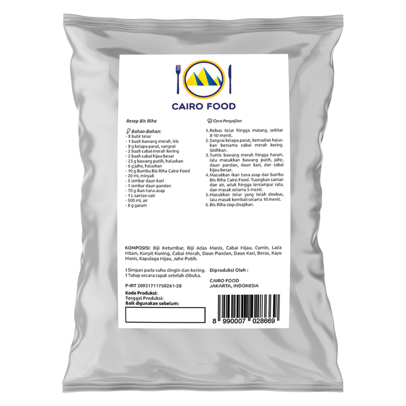 Bis Riha Seasoning (Bumbu Bis Riha)