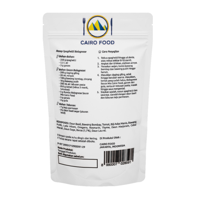 Bolognese Sauce Mix (Bumbu Saus Bolognese)