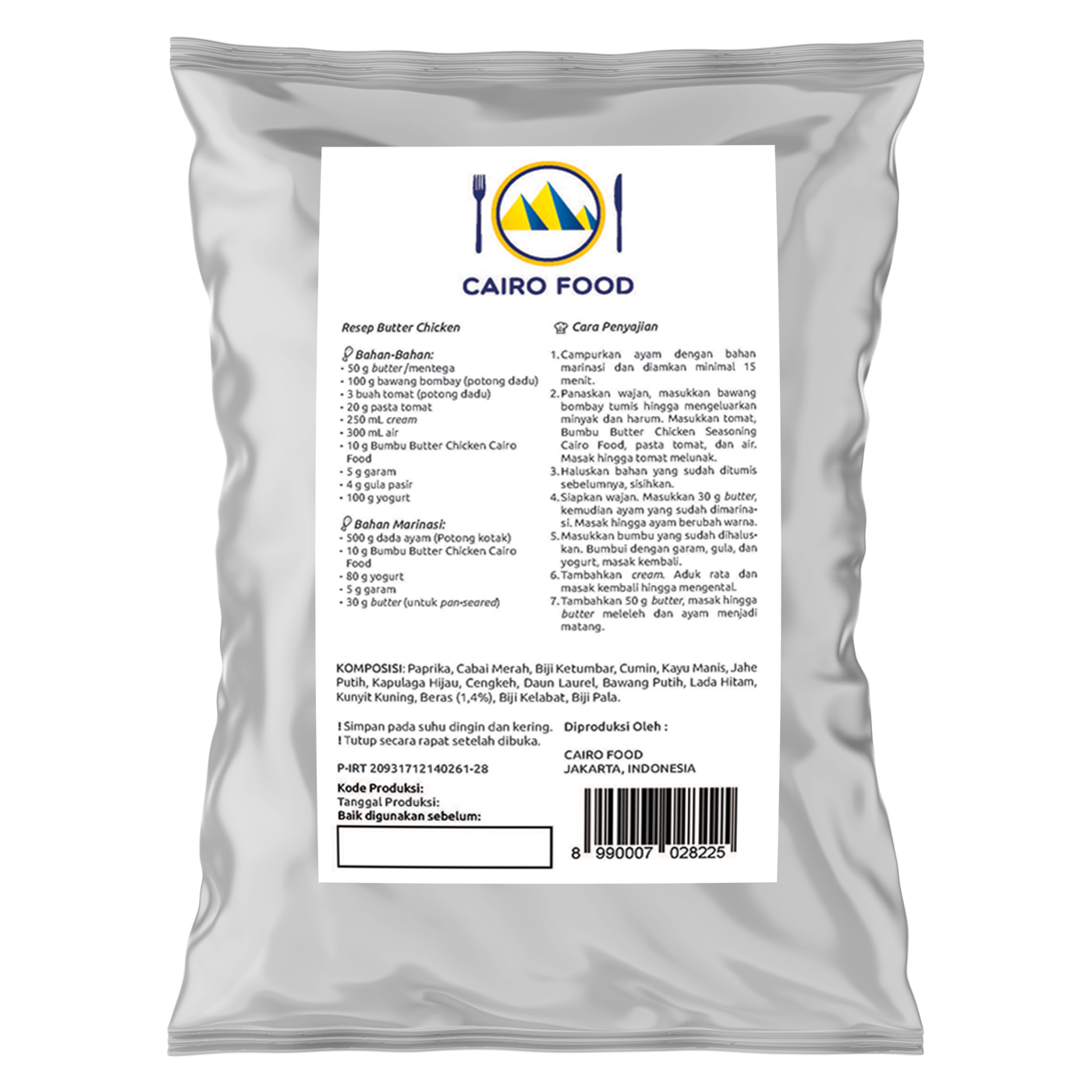 Butter Chicken Spice Mix (Bumbu Butter Chicken)