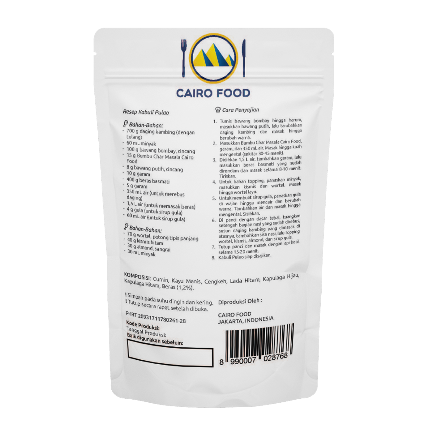 Char Masala (Bumbu Char Masala)