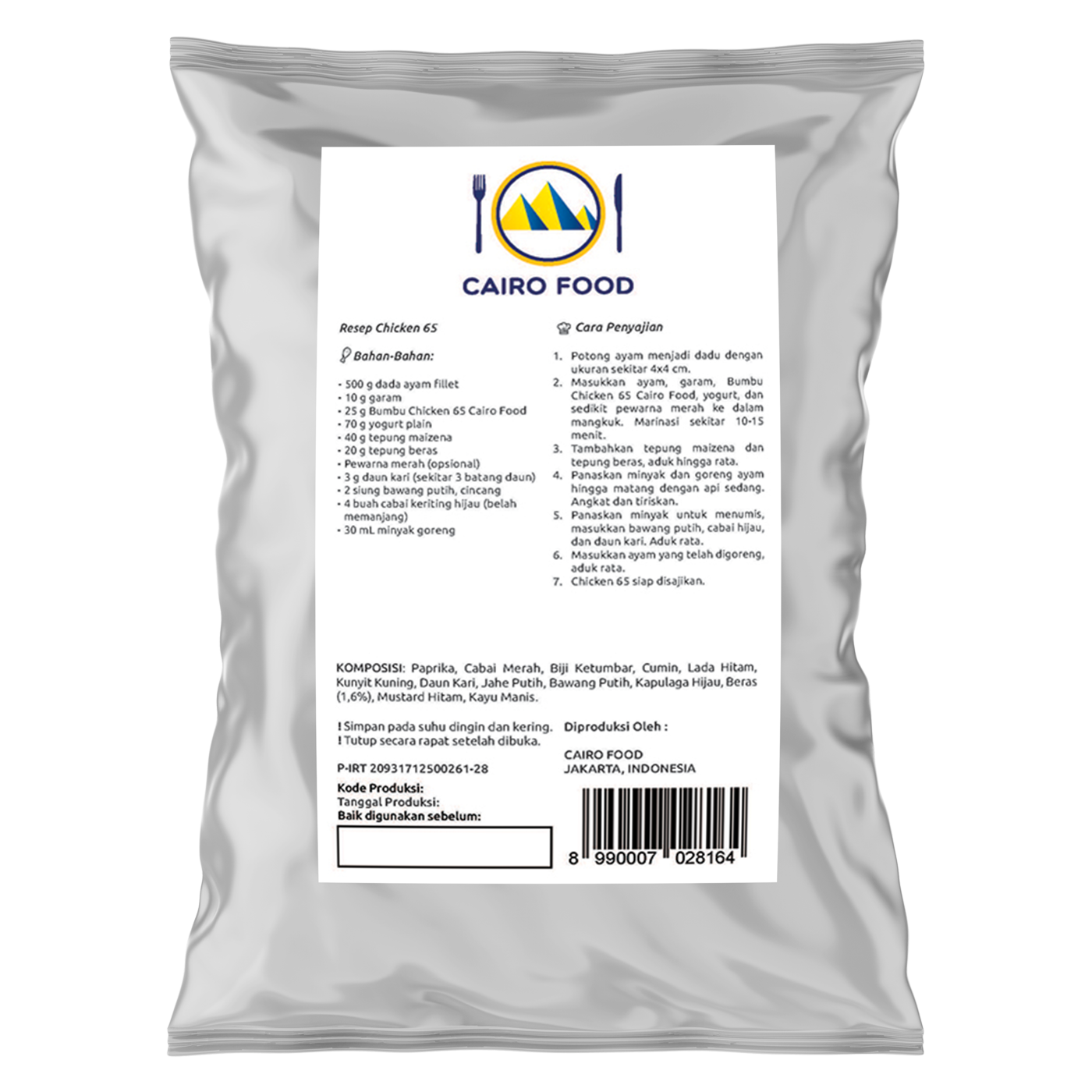 Chicken 65 Seasoning (Bumbu Ayam 65)