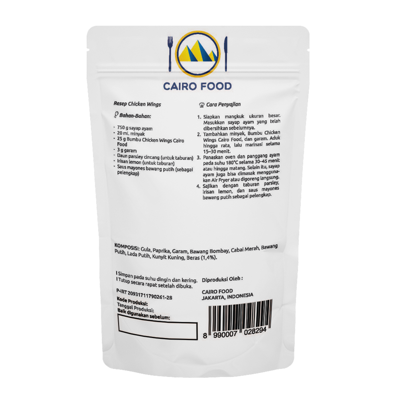 Chicken Wings Seasoning (Bumbu Chicken Wings)