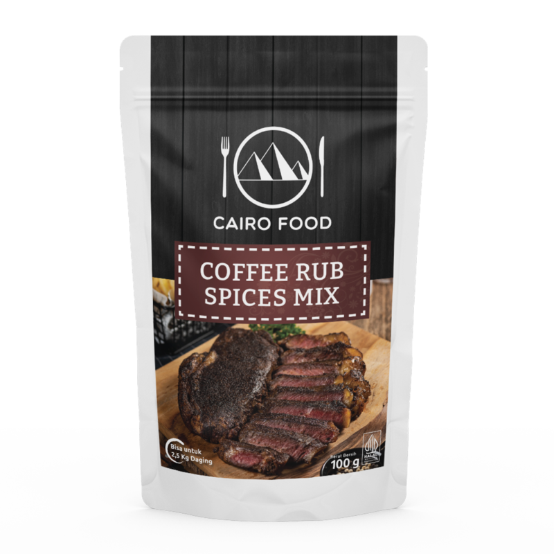 Coffee Rub Spices Mix For Barbeque (Bumbu Barbeque Kopi)