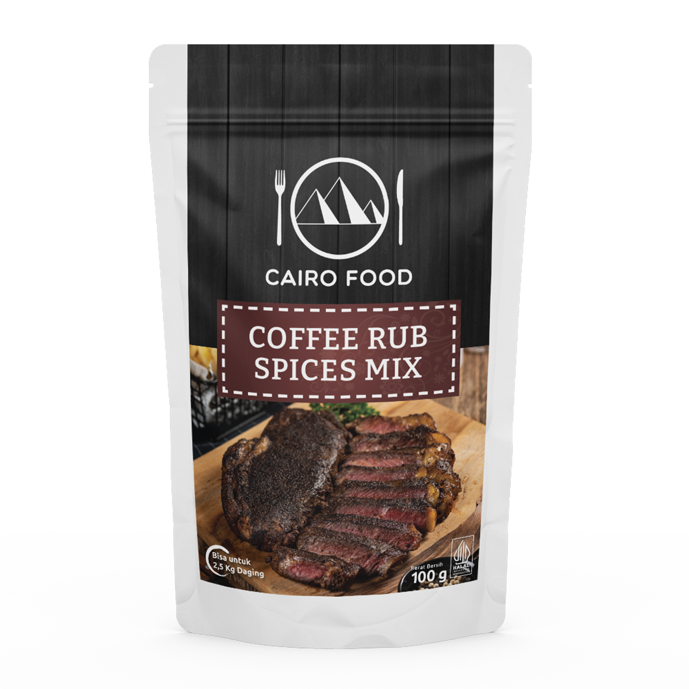 Coffee Rub Spices Mix For Barbeque (Bumbu Barbeque Kopi)