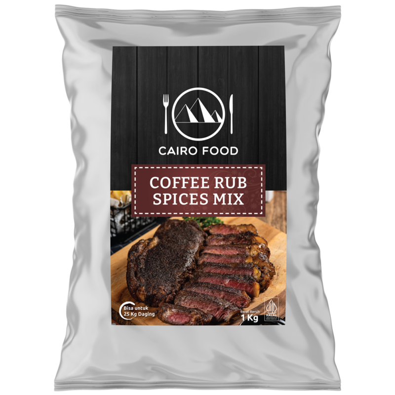 Coffee Rub Spices Mix For Barbeque (Bumbu Barbeque Kopi)