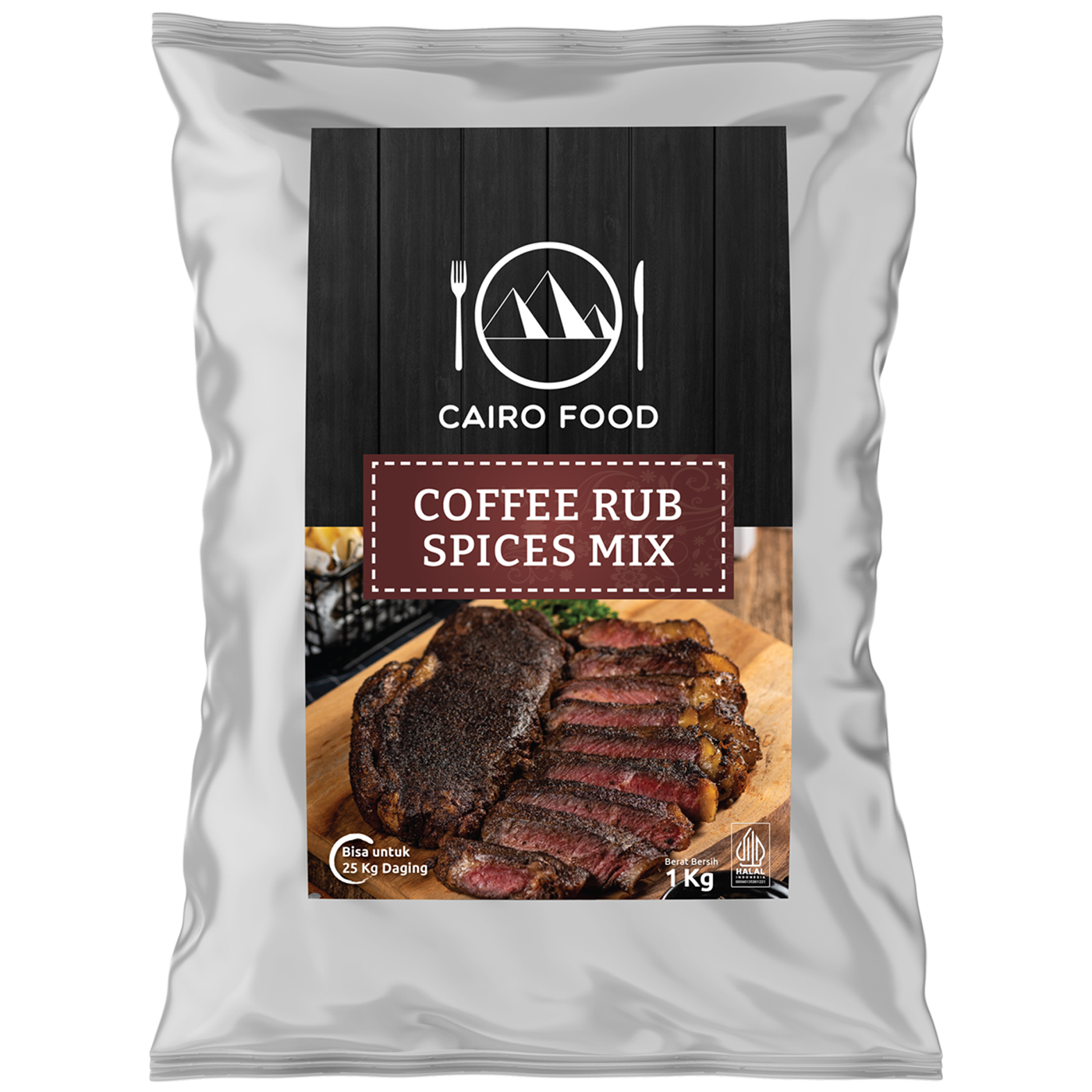 Coffee Rub Spices Mix For Barbeque (Bumbu Barbeque Kopi)