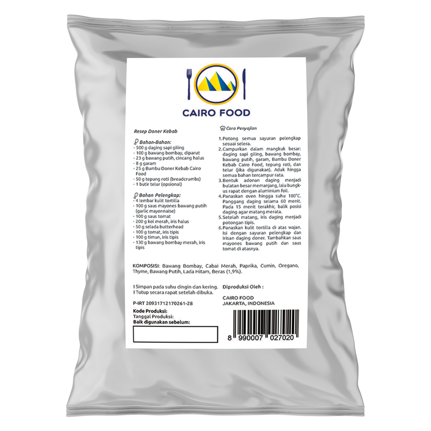 Doner Kebab Seasoning (Bumbu Doner Kebab)