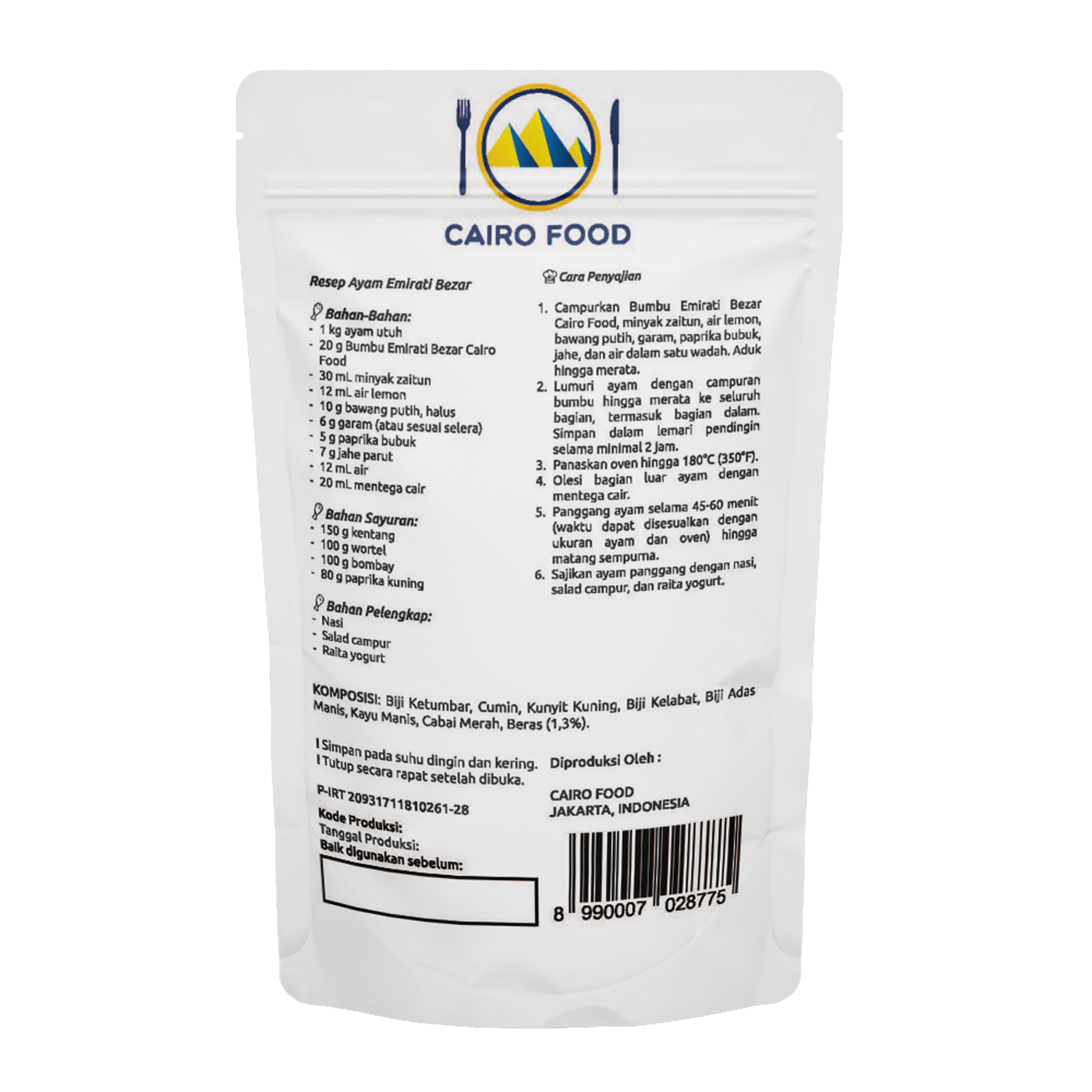 Emirati Bezar Seasoning (Bumbu Bezar Emirat)