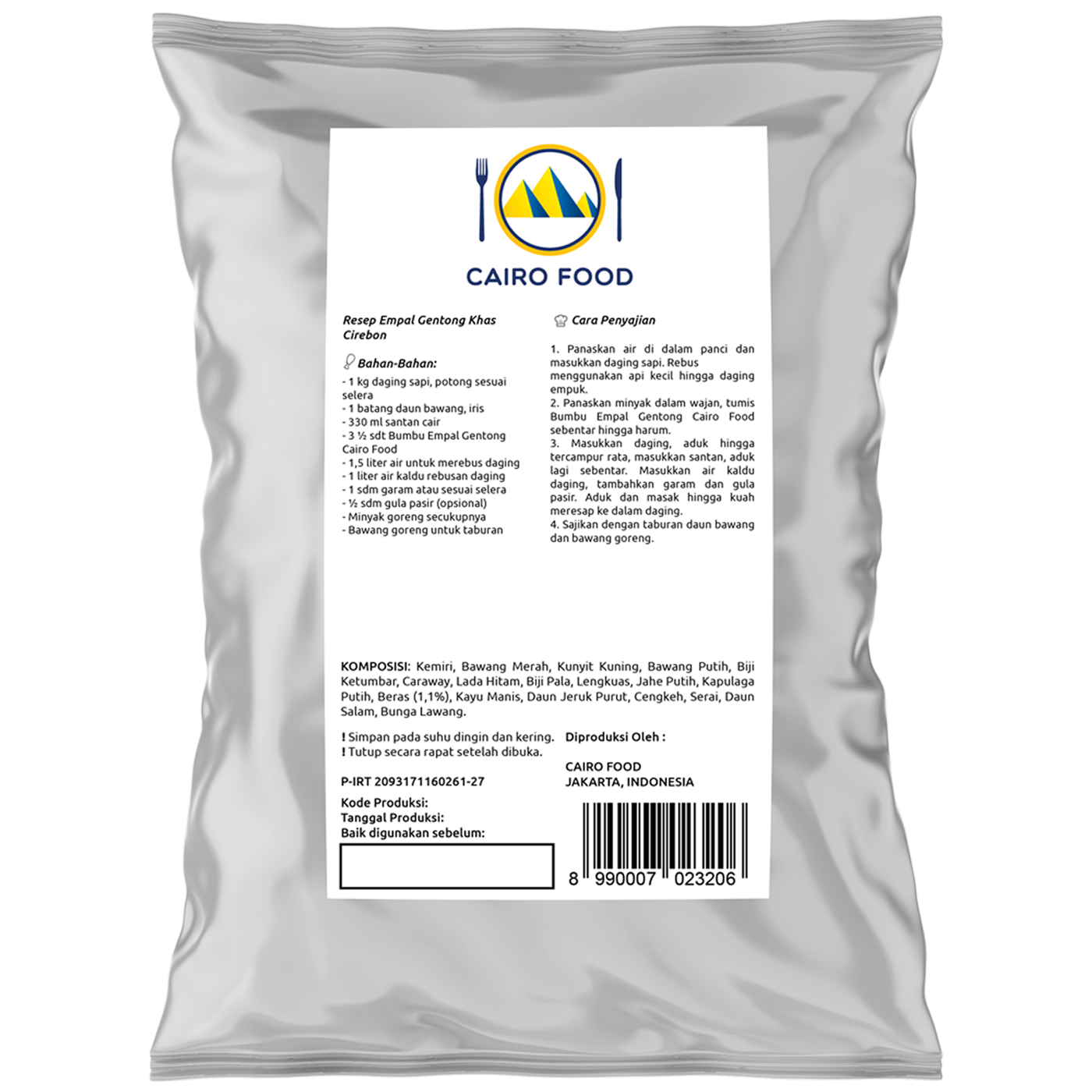 Empal Gentong Seasoning (Bumbu Empal Gentong)