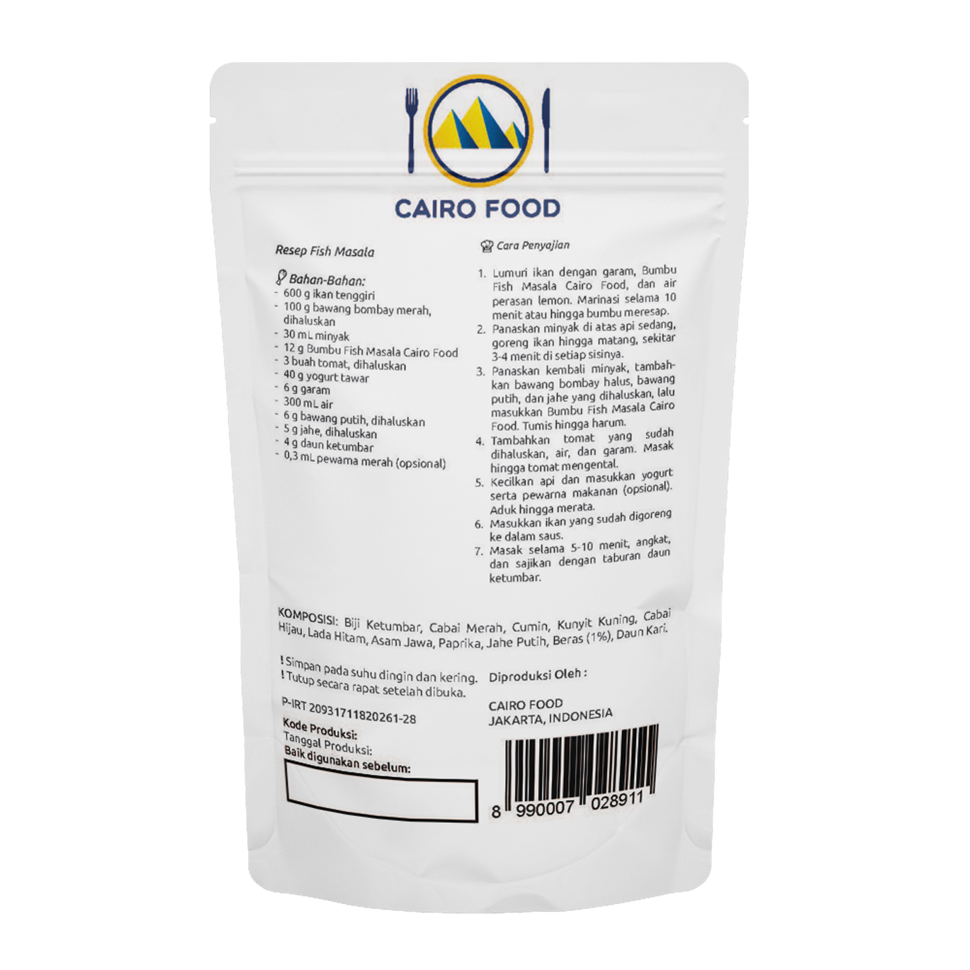 Fish Masala (Bumbu Ikan Masala)