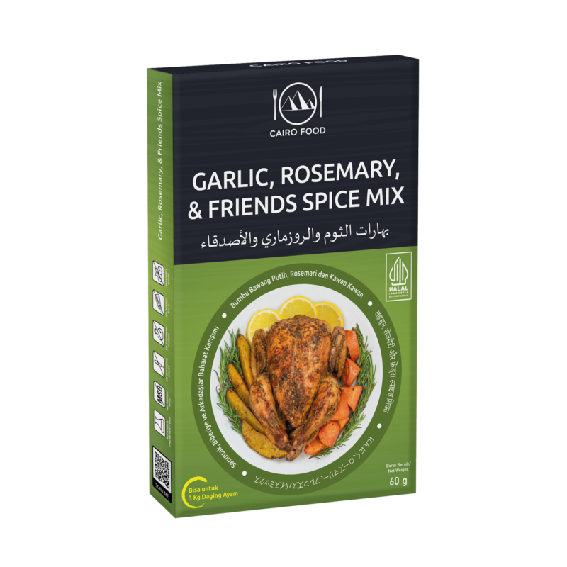 Garlic, Rosemary and Friends Spice Mix (Bumbu Bawang Putih, Rosemari dan Kawan Kawan)