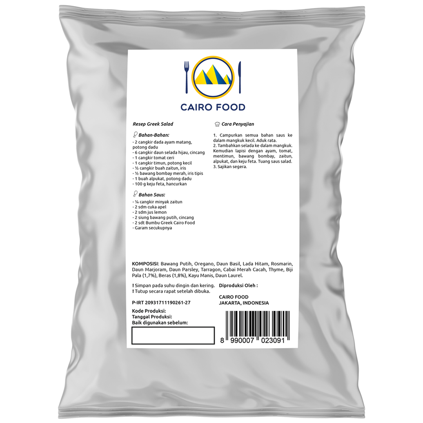 Greek Seasoning (Bumbu Greek)