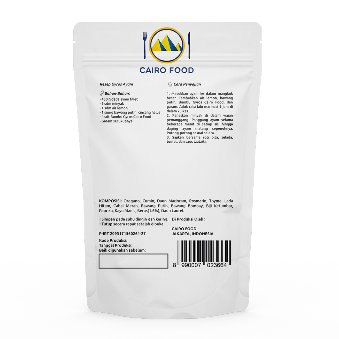 Gyros Seasoning (Bumbu Gyros)