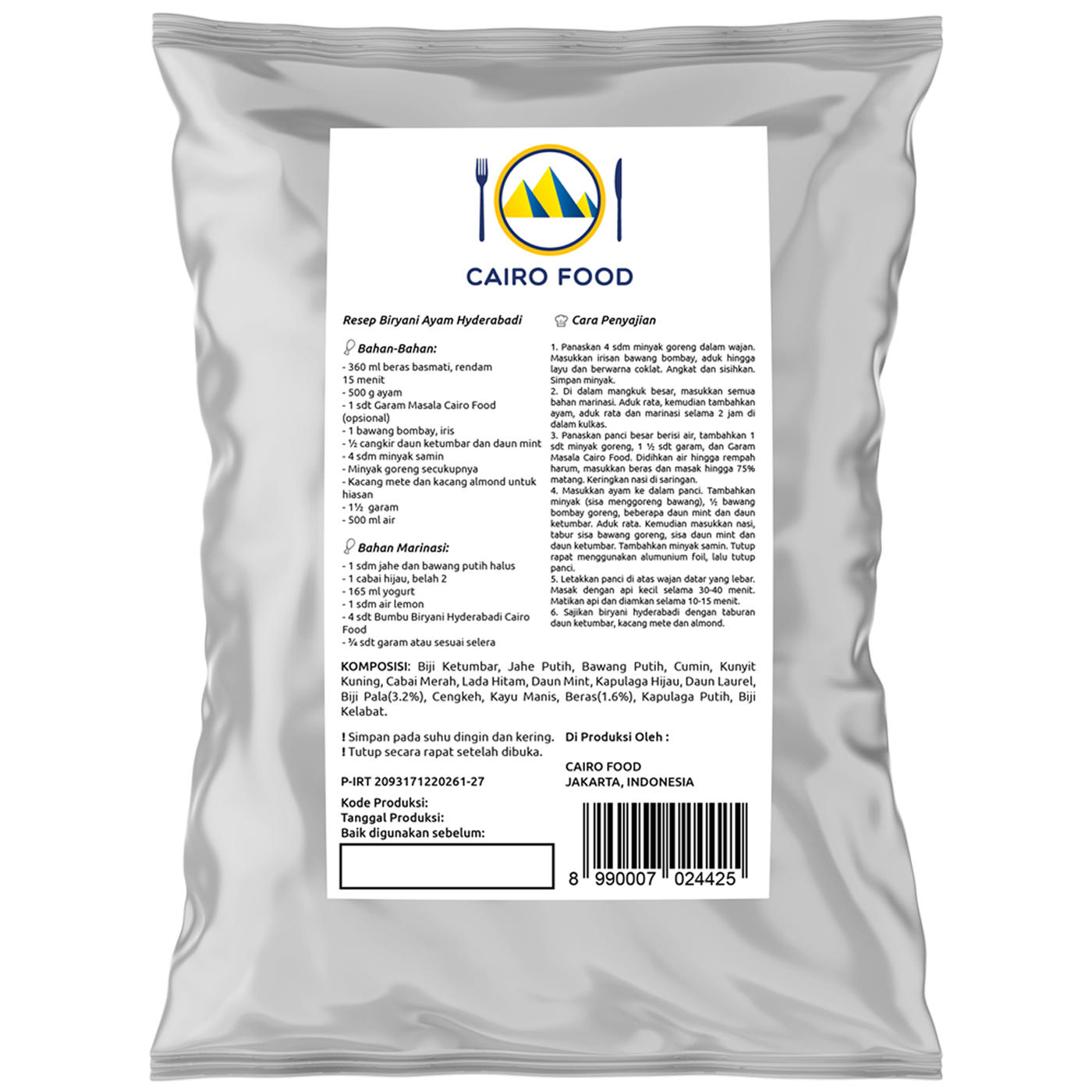 Hyderabadi Biryani Seasoning (Bumbu Biryani Hyderabadi)