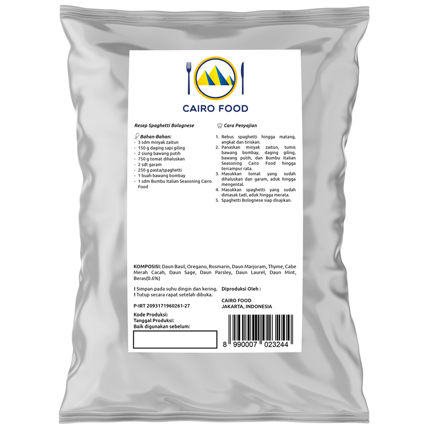 Italian Seasoning (Bumbu Italia) Italian Seasoning (Bumbu Italia)