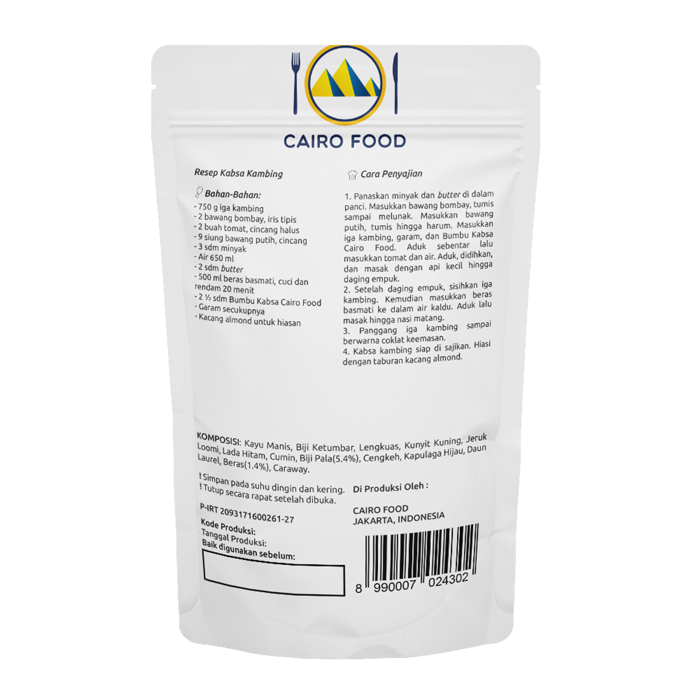 Kabsa Seasoning (Bumbu Kabsa)